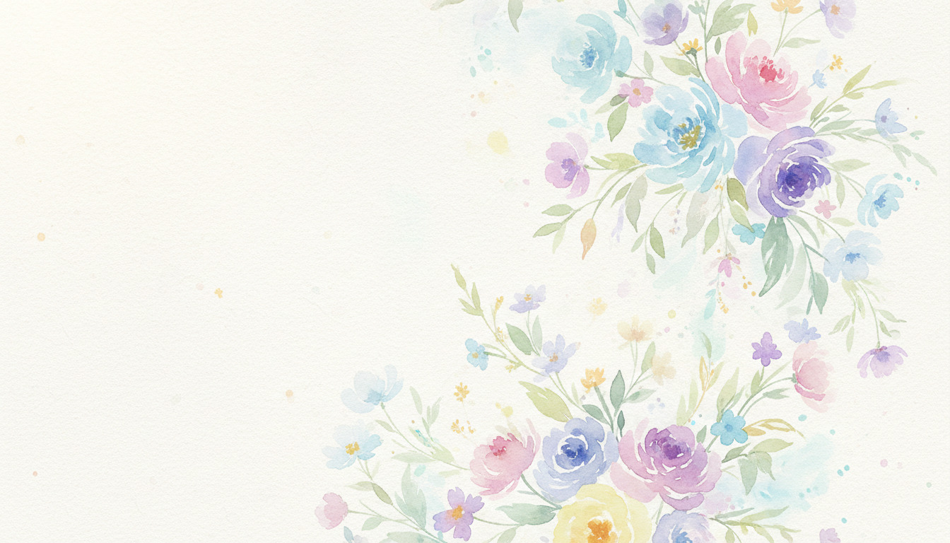 watercolor flower wallpaper