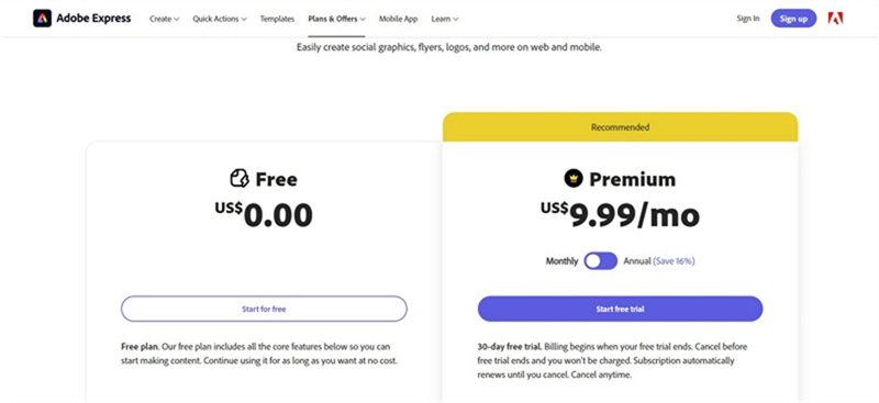 comment supprimer le filigrane Adobe Spark