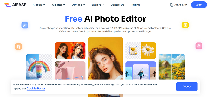 ai ease remove glare photo online ai free