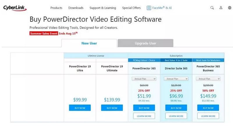 PowerDirector a-t-il un filigrane