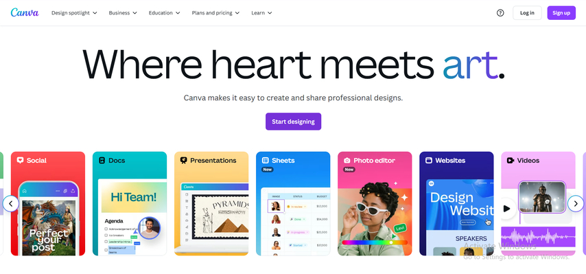delete objects using canva