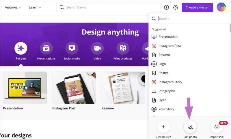 comment créer un filigrane dans canva