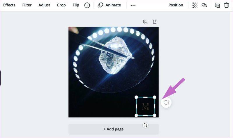 comment créer un filigrane sur canva