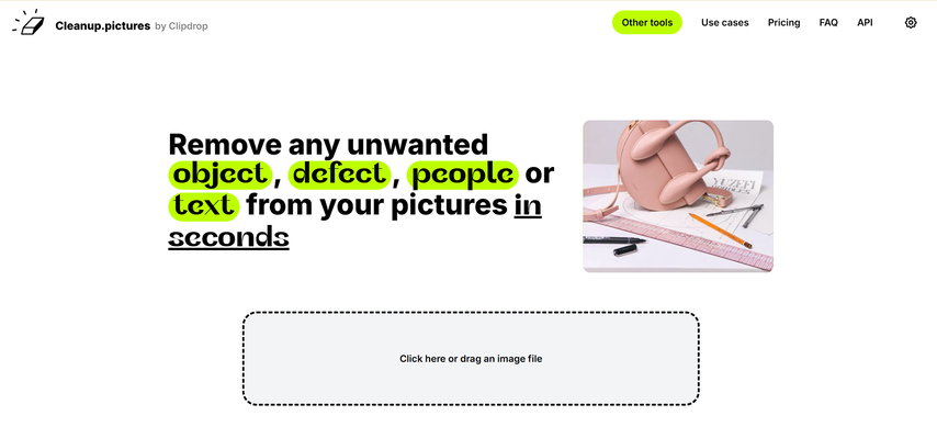 cleanup pictures remove people from background