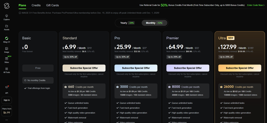 kling ai remove watermark free