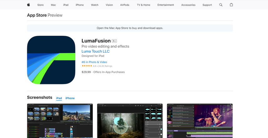 lumafusion pro-level app
