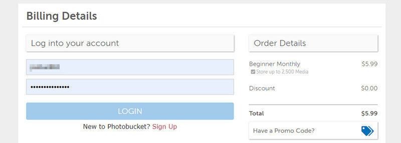 supprimeur de filigrane Photobucket
