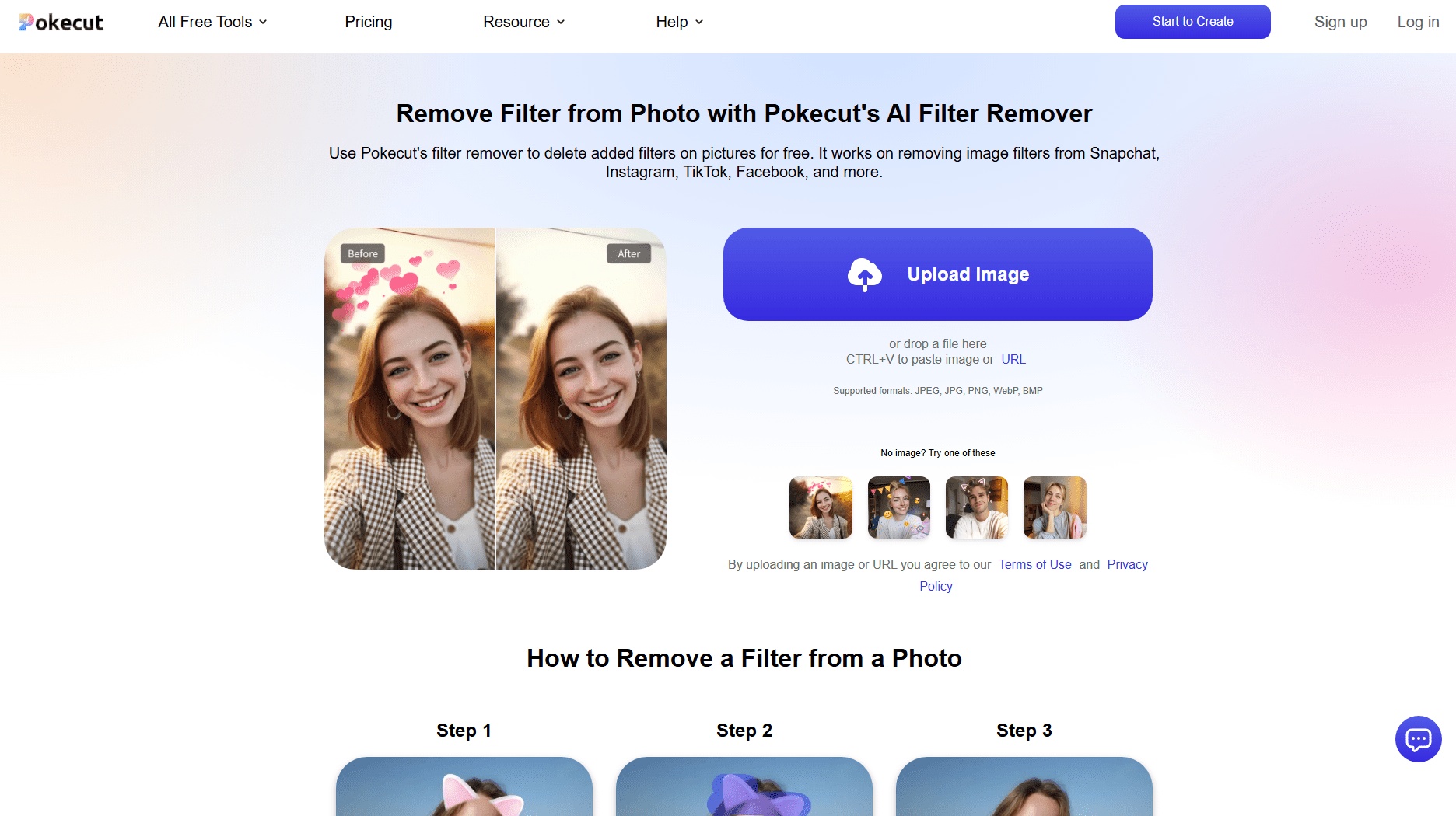 pokecut ai filter remover