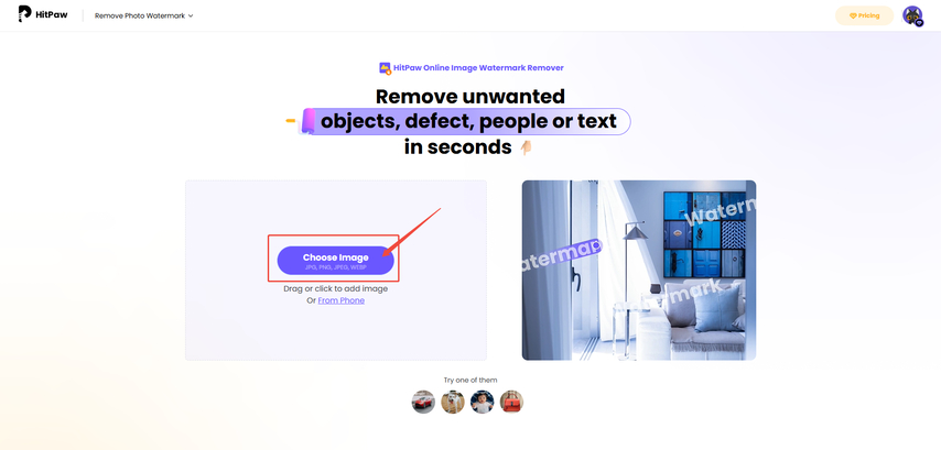 remove glare from photo online hitpaw