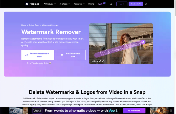 remove inshot watermark without blur