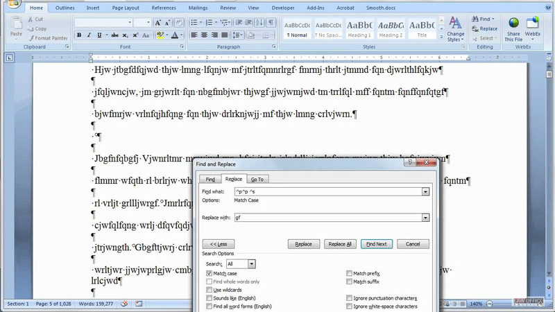 replace watermark in word