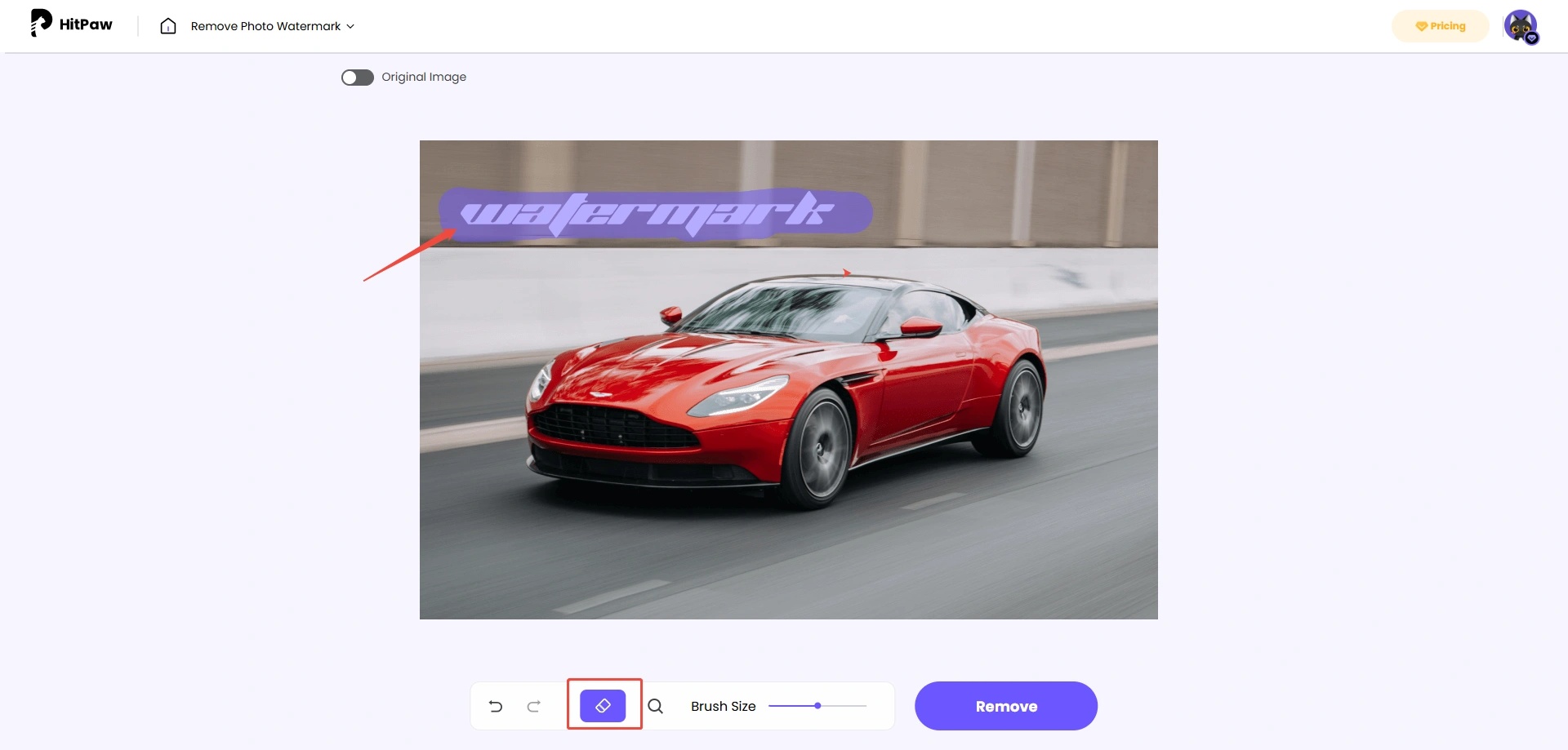 select watermark from graduation picture