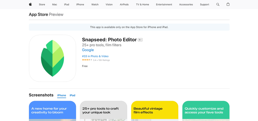 snapseed how to remove glare from a photo