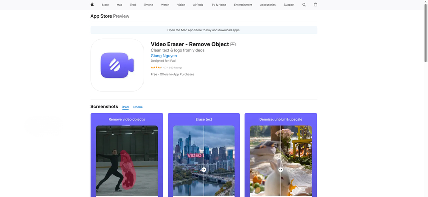 video eraser remove object
