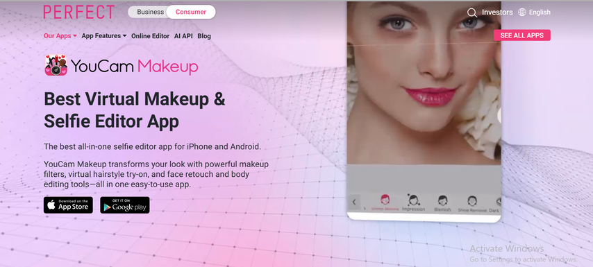 youcam makeup app