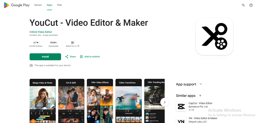 youcut video editor object removal