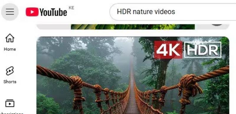 hdr no youtube