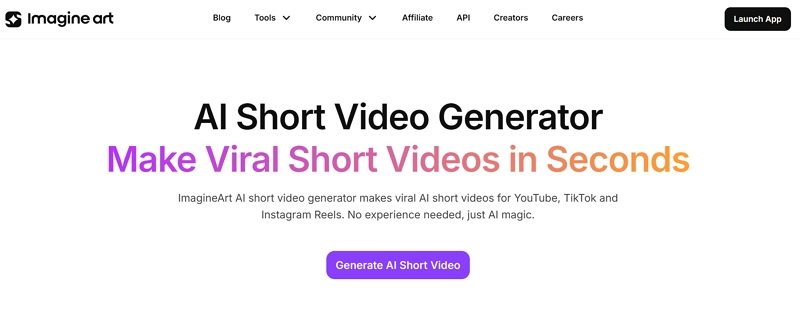imagine art ai generador ai de shorts youtube