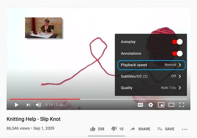 how to slow down YouTube speed settings in Mac browser