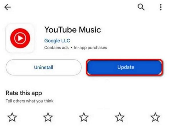 YouTube Music 업데이트