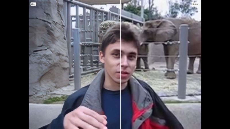 enhance youtube first video before after preview