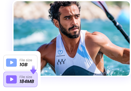 compress large outdoor sports videos