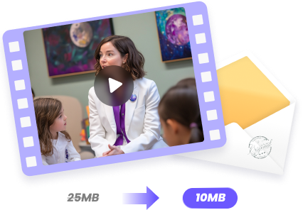 compress video from email