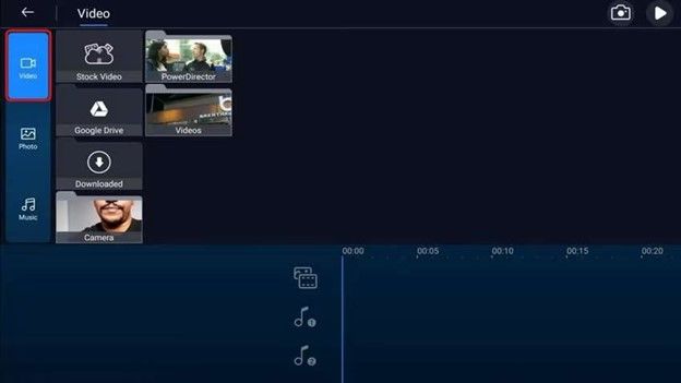 add video to powerdirector