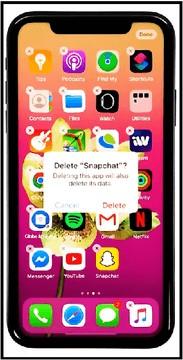 reinstall snapchat app to improve snapchat quality