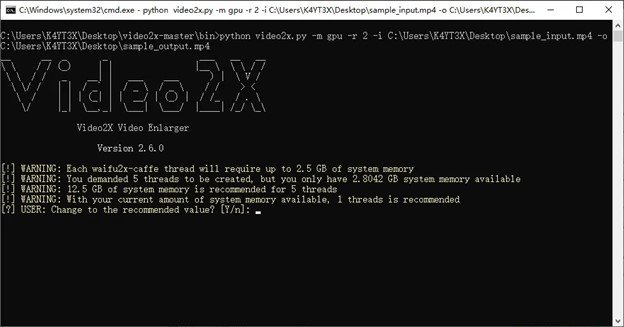install fvideo2X to computer