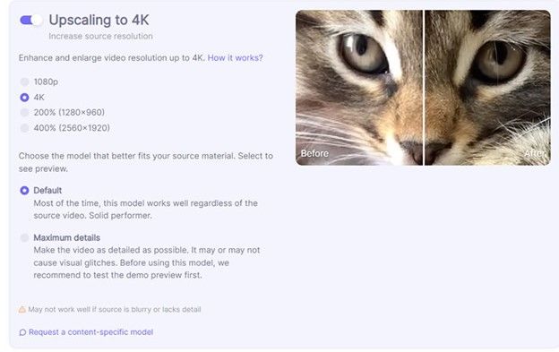 increase old video quality in neural.love