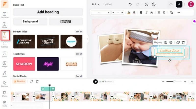 ai mother's day video with flexclip
