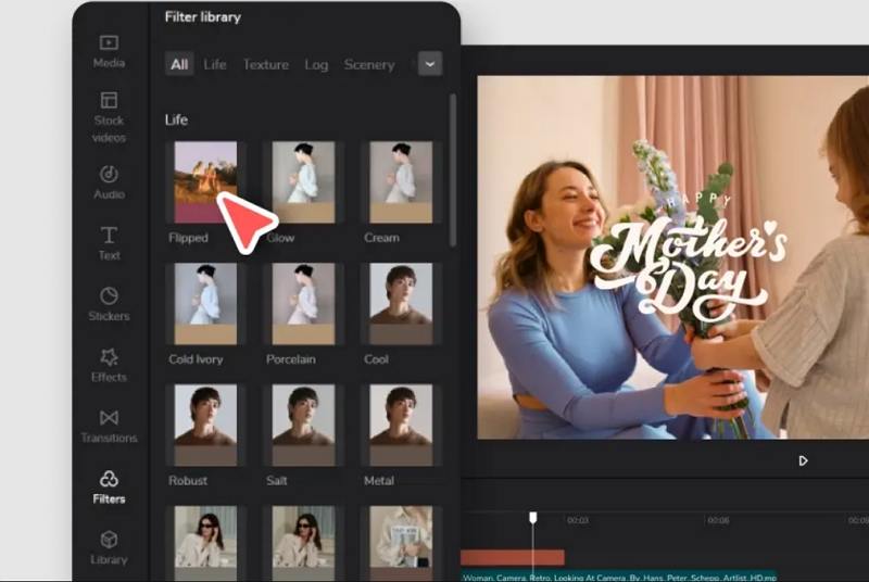make mother's day video with capcut
