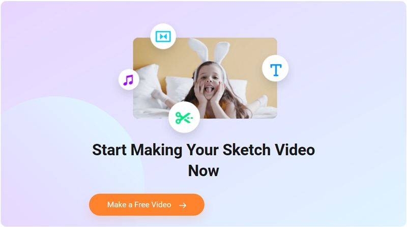 flexclip conversor de vídeo para esboço