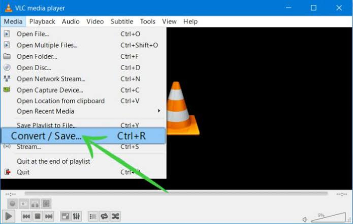 VLC Media Player for AIFF to MP3 audio conversion