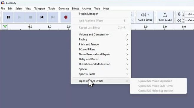 openvino music separation