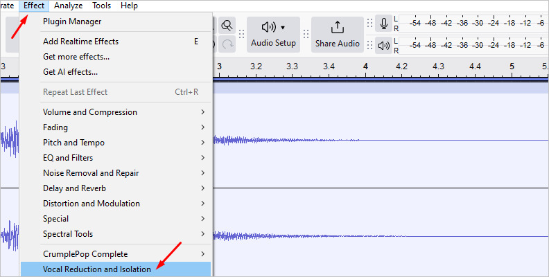 vocal reduction and isolation