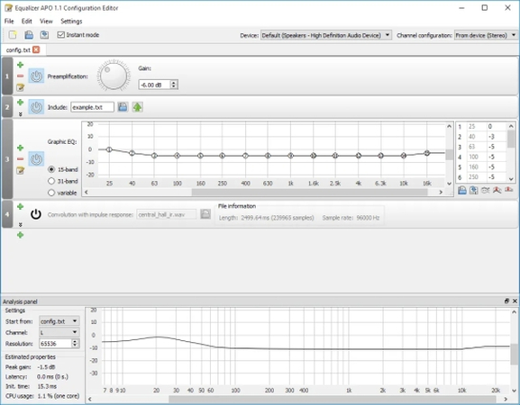 equalizer apo volume booster