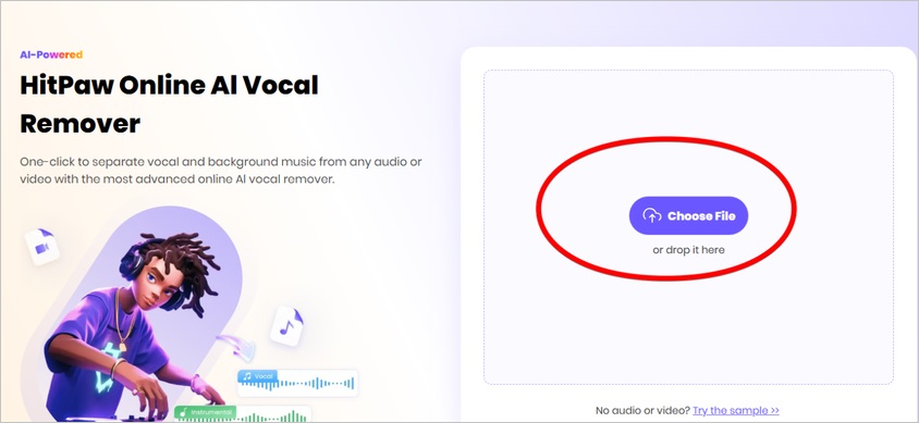 تحميل فيديو إلى HitPaw Online