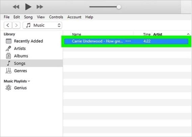 在 iTunes 中匯入 MP3 檔案