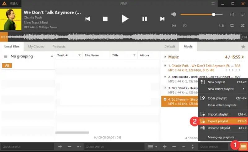aimp create m3u playlist.jpg
