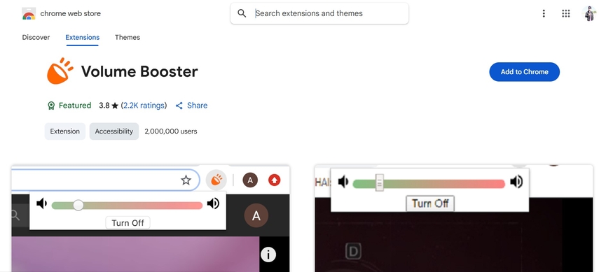 chrome extension to boost video