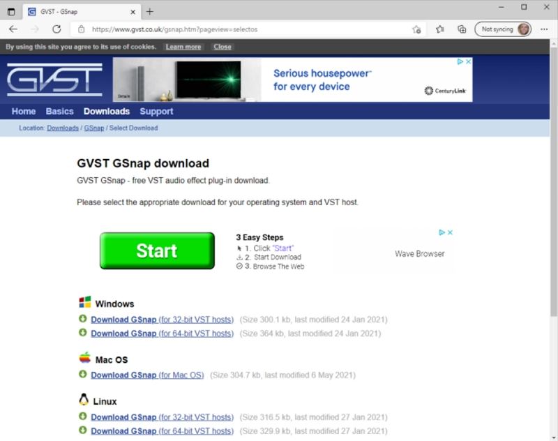 download audacity gsnap