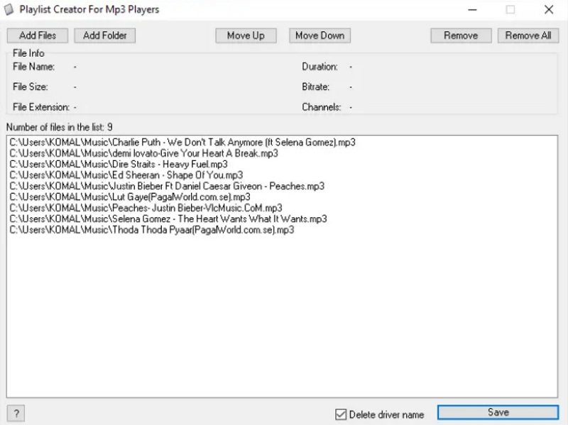 playlist creator create m3u playlist