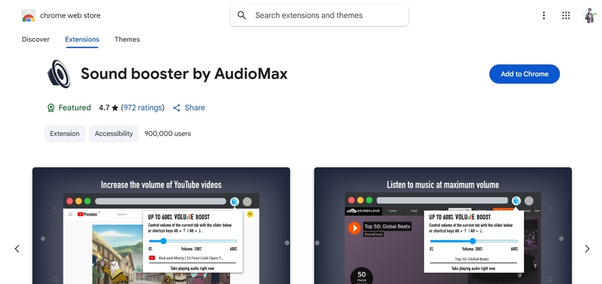sound booster extension for microsoft edge