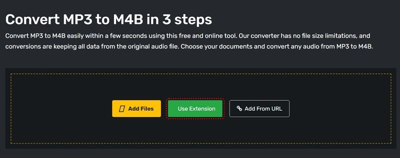 convert mp3 to m4b