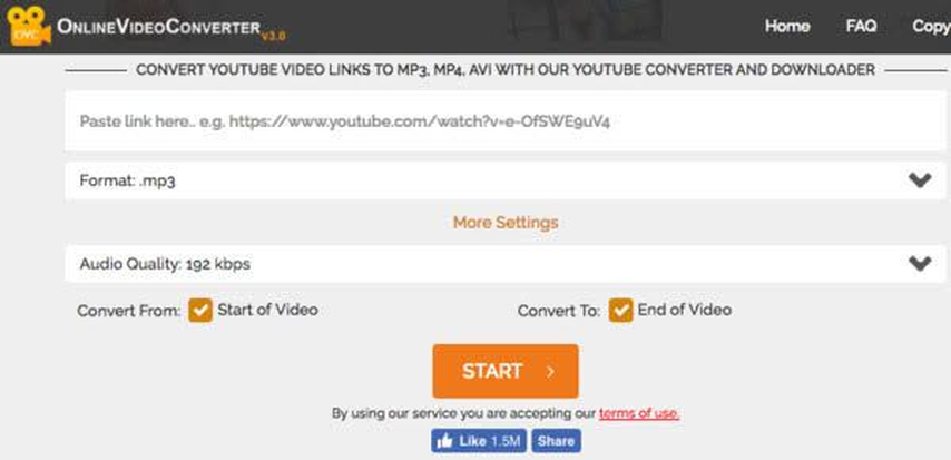 convert m4v to avi online using video converter