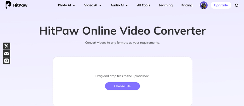 free webm to avi converter for browser use