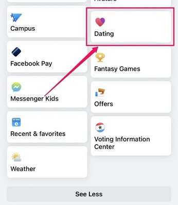 how to get facebook dating
