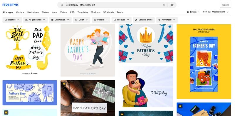 funny happy father's day gif